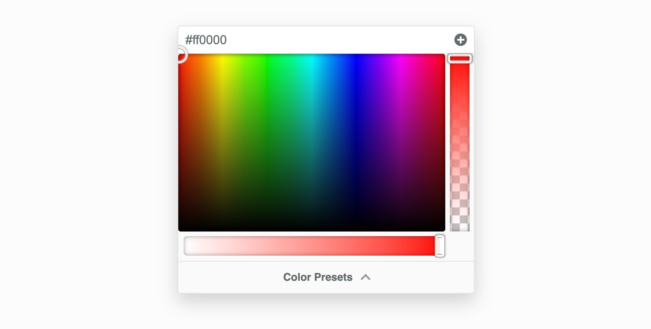 Beaver Builder color picker