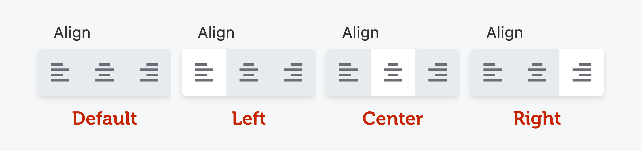 Align field