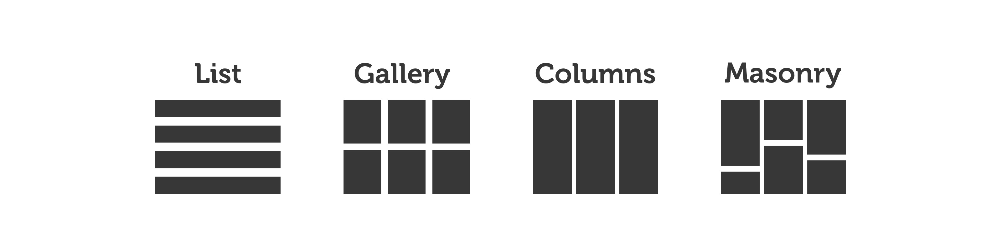 Posts module layouts